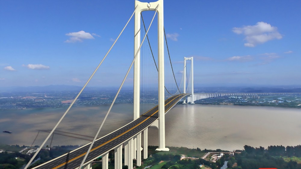 項目現場：江蘇龍?zhí)堕L江大橋(1)